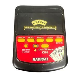 Radica Draw Deuces Bonus Poker Model 2801 *Untested*